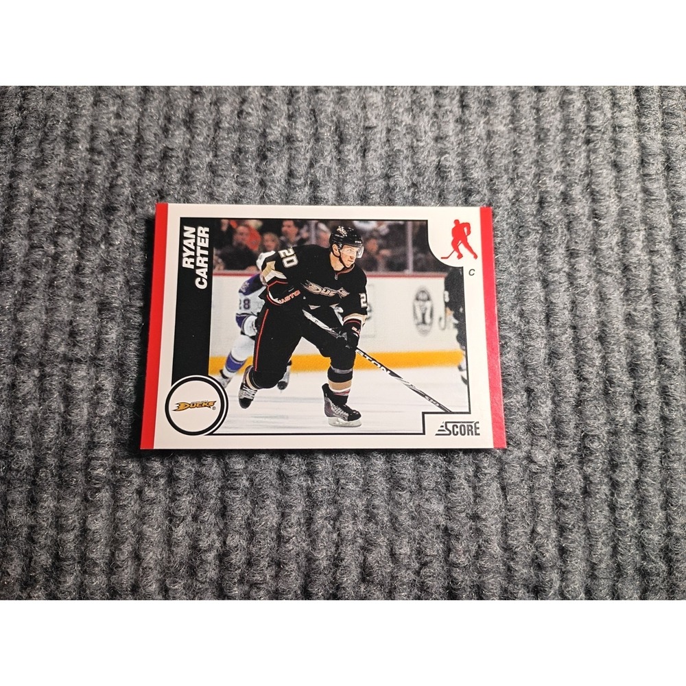 2010 Score Anaheim Ducks Ryan Carter Hockey Card #42